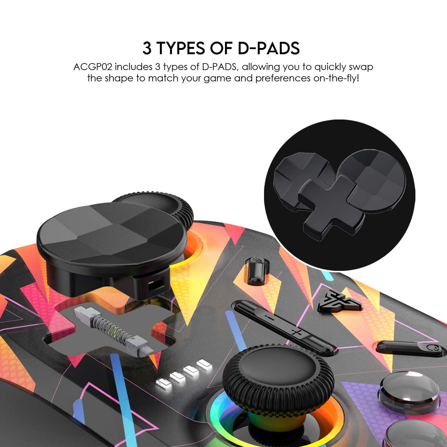 Picture of FANTECH ACGP02 GAMEPAD Accessories D-PAD Analog Replacement Kit For WGP15