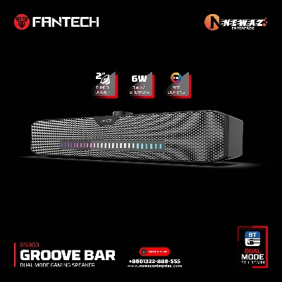 Picture of FANTECH GS303 GROOVE BAR DUAL MODE RGB Gaming Speaker Sound Bar