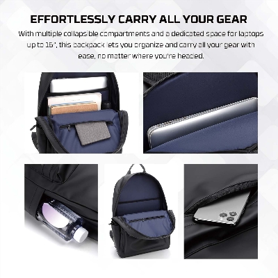 Picture of FANTECH BG897 URBAN 16" Laptop Backpack Shoulder Bag