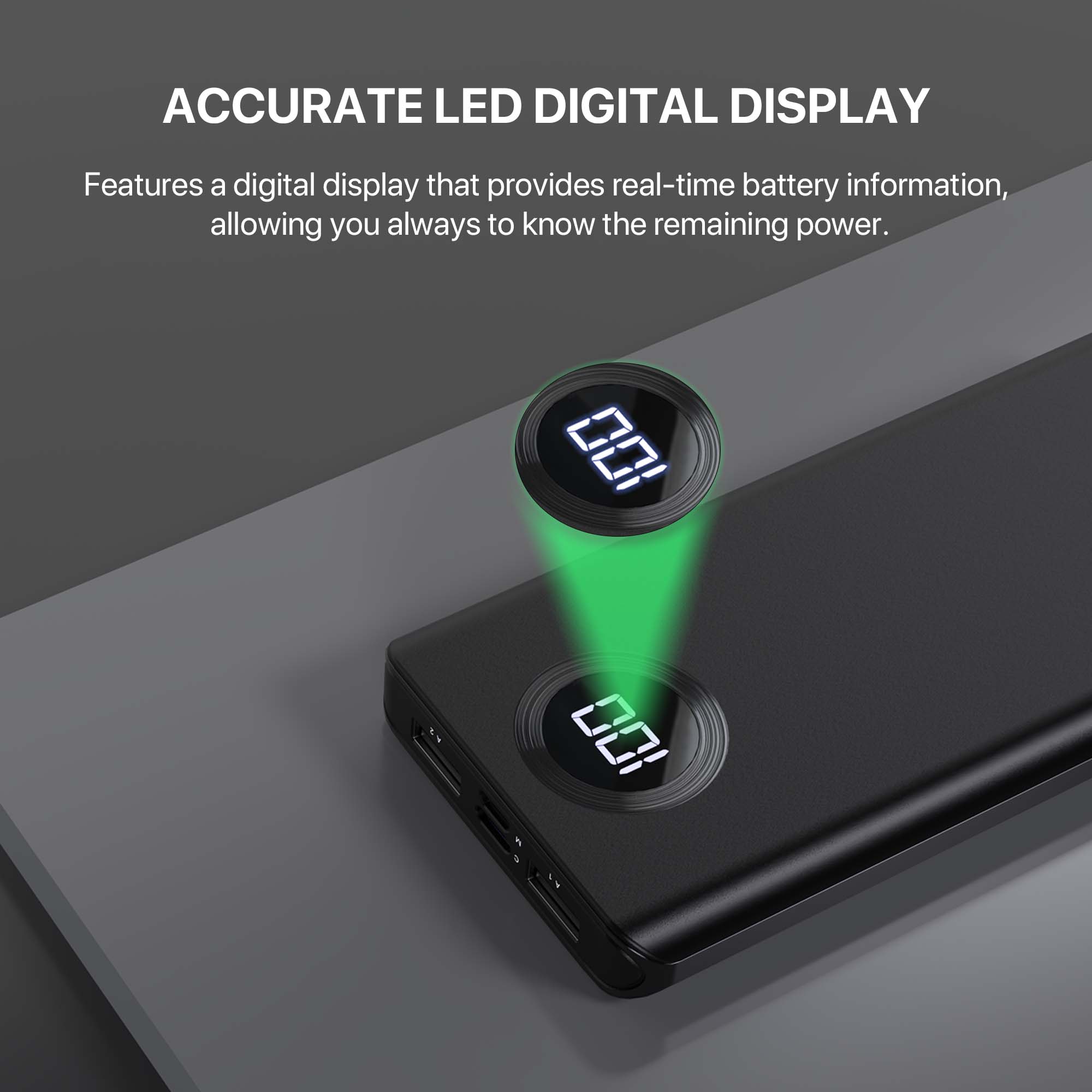 Picture of FANTECH S2 PowerBank 10000mAh Slim Mini Type C Micro Dual Output 10W Safe Reliable High-Speed Charge PowerPack Portable Power Bank