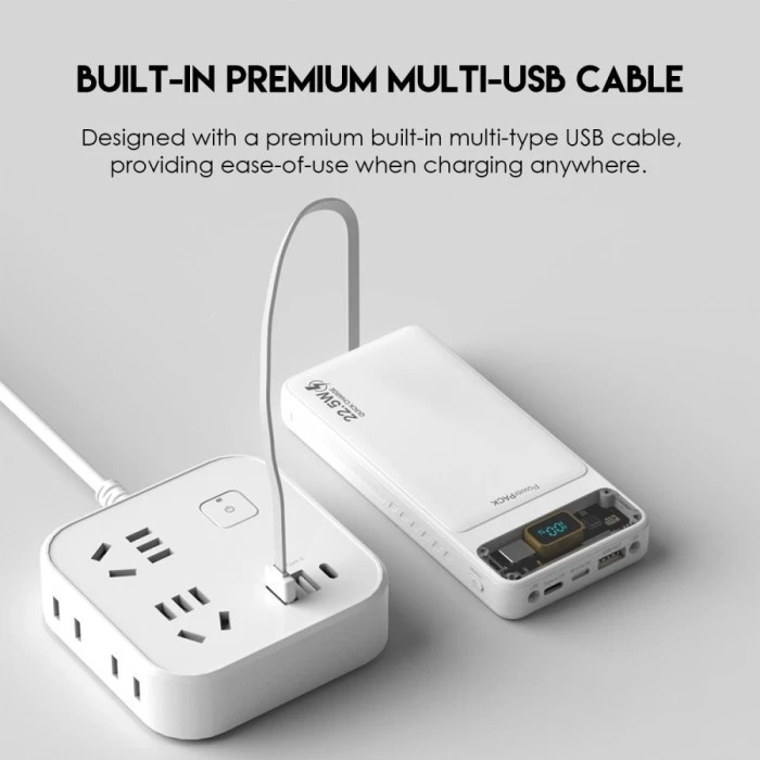 Picture of FANTECH T1 PowerBank 10000mAh Dual Output Quick Charge Airline Approved Flight Friendly Safe Reliable High-Speed Charge PowerPack Portable Power Bank