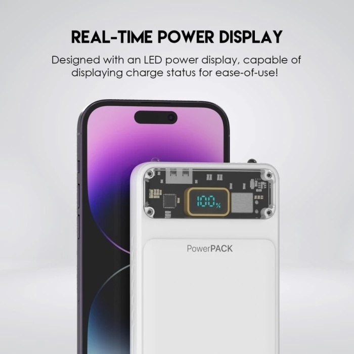 Picture of FANTECH T1 PowerBank 10000mAh Dual Output Quick Charge Airline Approved Flight Friendly Safe Reliable High-Speed Charge PowerPack Portable Power Bank