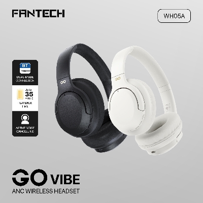 Picture of FANTECH WH05A GO VIBE ANC WIRELESS HEADSET, BLACK
