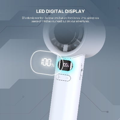 Picture of Fantech Portable Cooler PAC2 Mini Fan Handheld Fan Rechargeable & Adjustable Speed 11500RPM