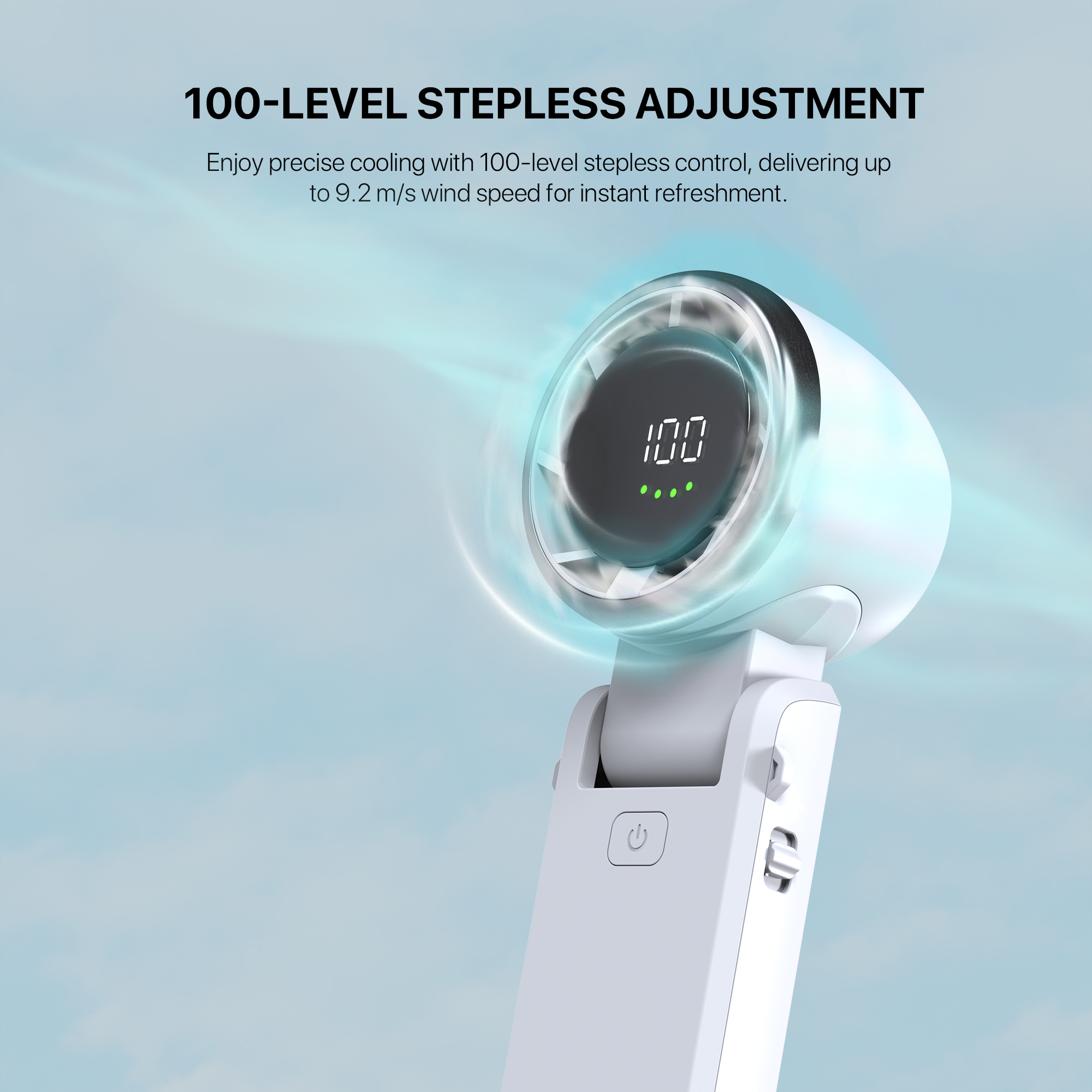 Picture of Fantech Portable Cooler PAC3 Mini Fan Handheld Fan Rechargeable & Adjustable Speed 13000RPM