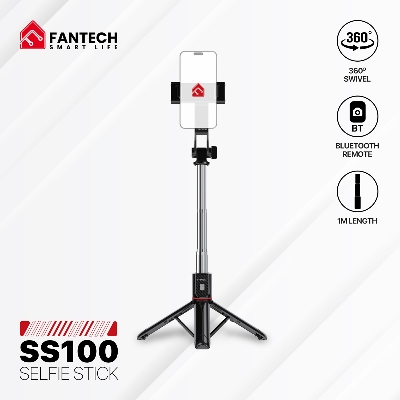 Picture of Fantech SS100 Selfie Stick with Bluetooth Remote Control Monopod