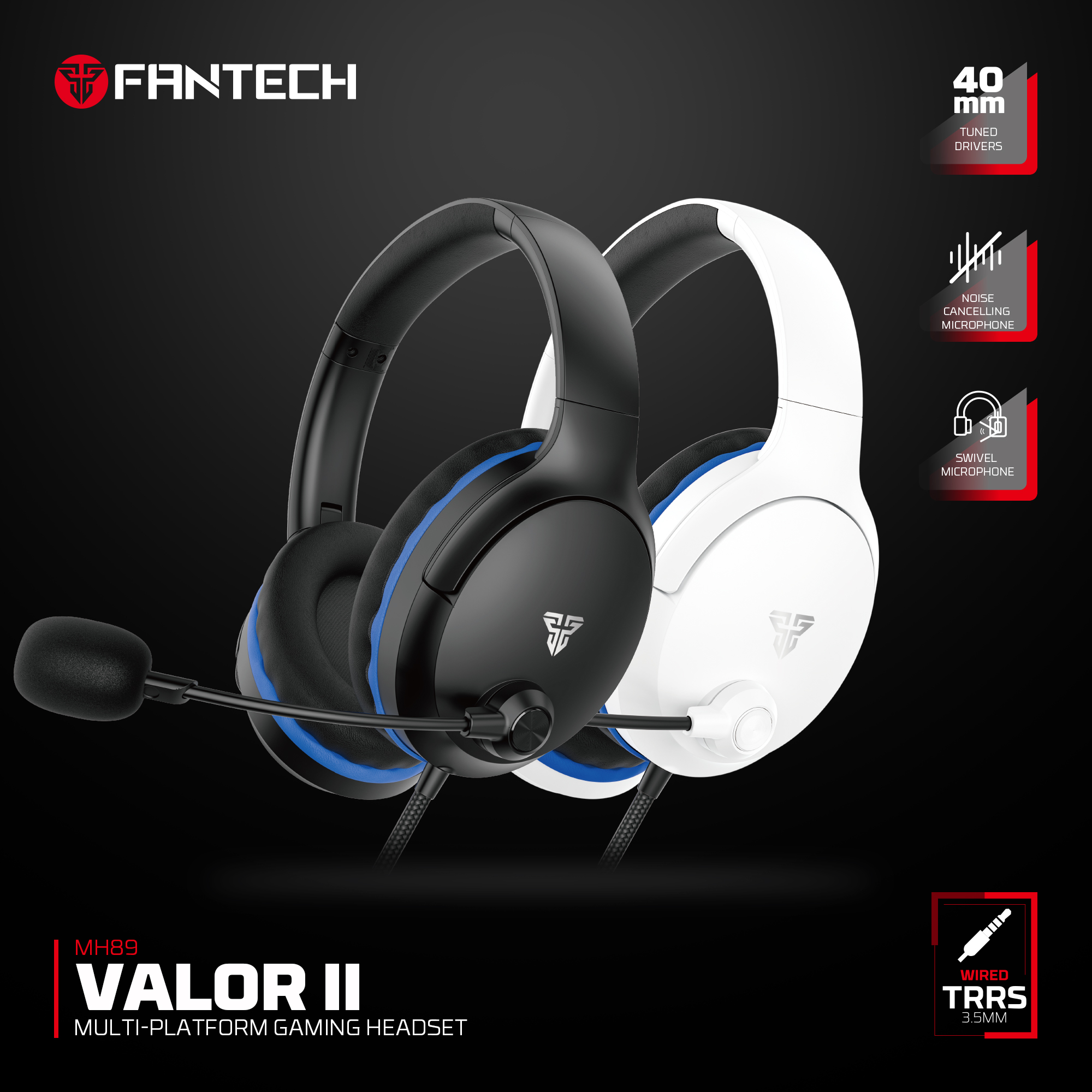 Picture of FANTECH MH89 VALOR II Multi-Platform Gaming Headset