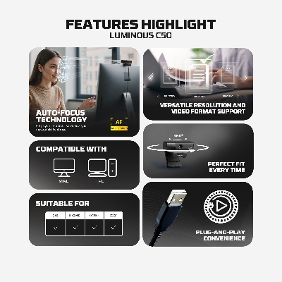 Picture of Fantech Luminous C50 - Quad High-Definition Webcam