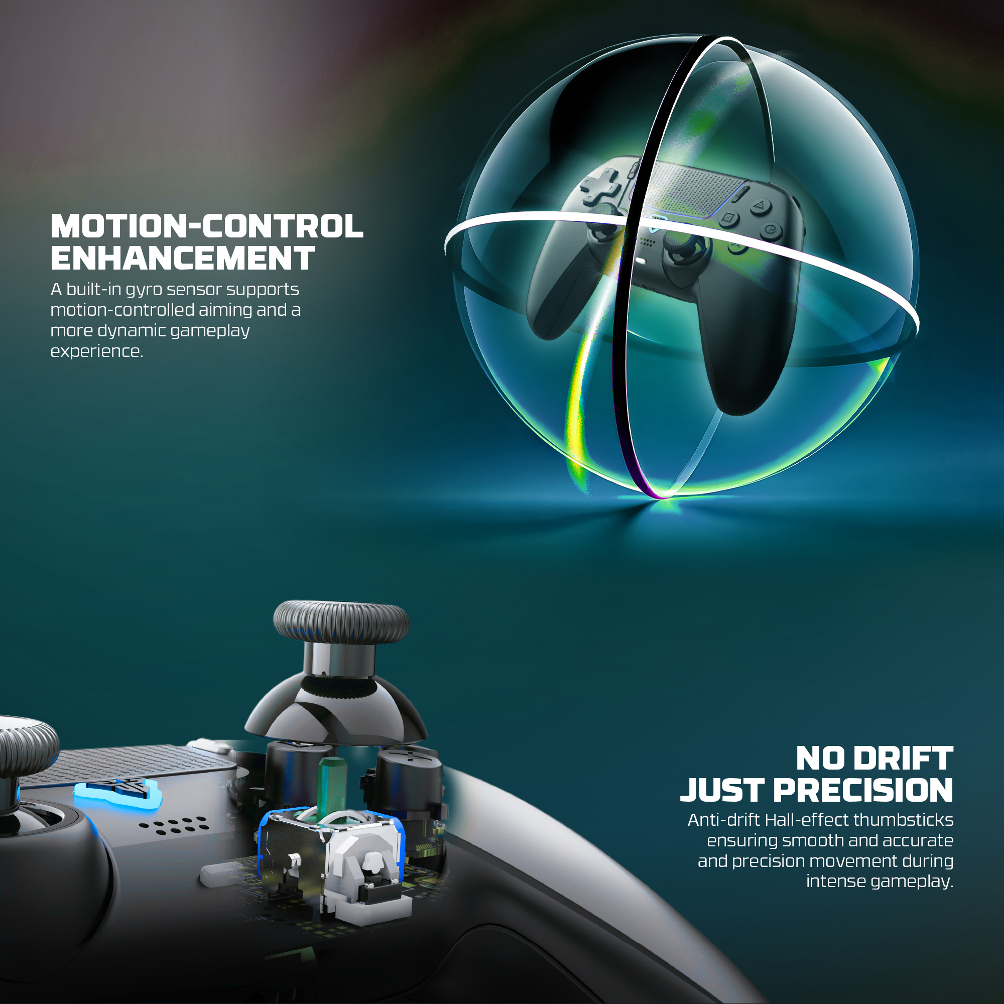 Picture of FANTECH WGP16 NOVA II WIRELESS MULTI-PLATFORM GAMEPAD Gaming Gamers Controller