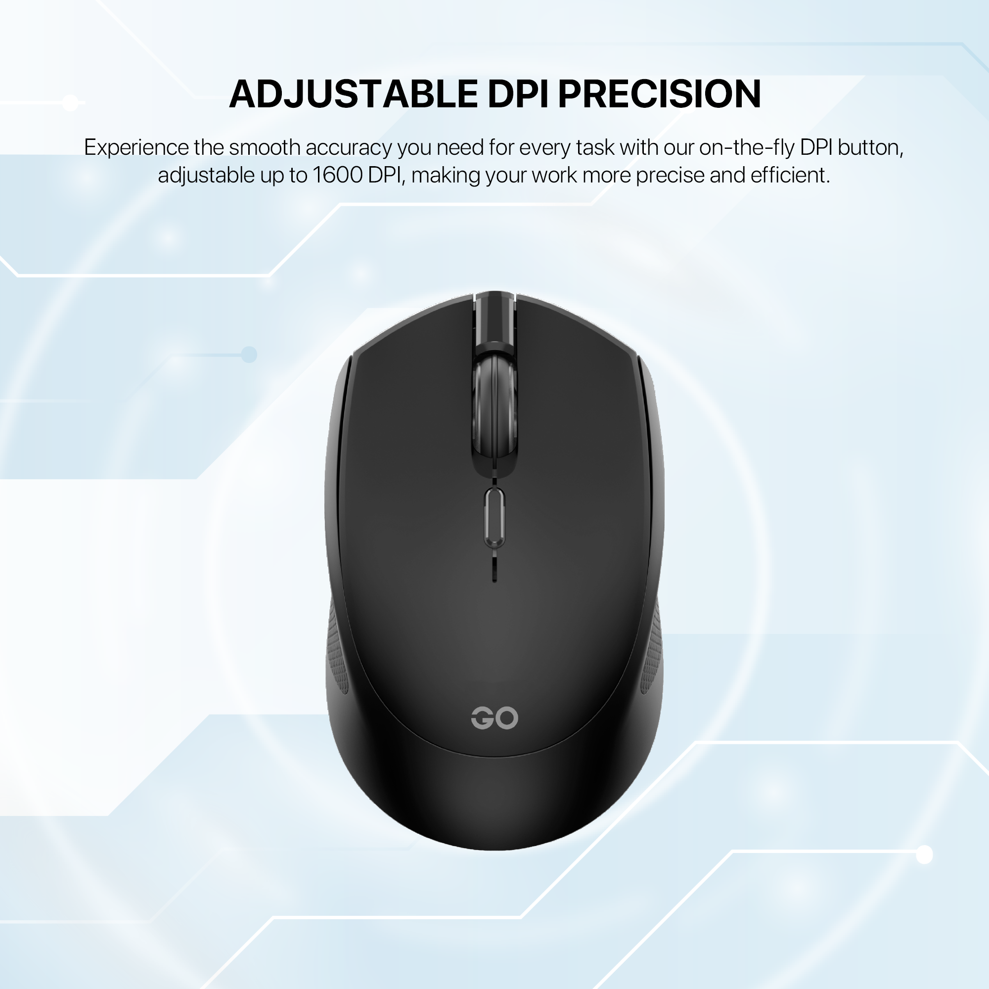 Picture of FANTECH GO 190D DUAL MODE BLUETOOTH WIRELESS MOUSE