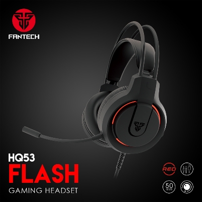 Picture of Fantech HQ53 Flash Wired Black Gaming Headphone