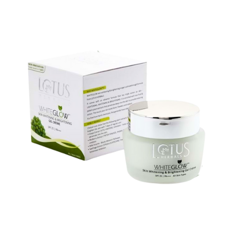 Picture of Lotus Whiteglow Skin Whitening & Brightening SPF 20 PA+++ Gel Creme - 25gm