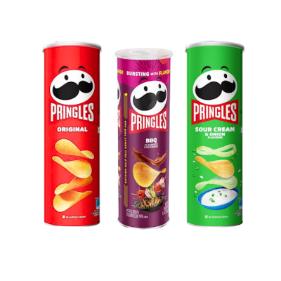 Picture of Pringles BBQ/ Sour Cream & Onion/Original 158Gm (U.S.A) 3 Pcs Pack