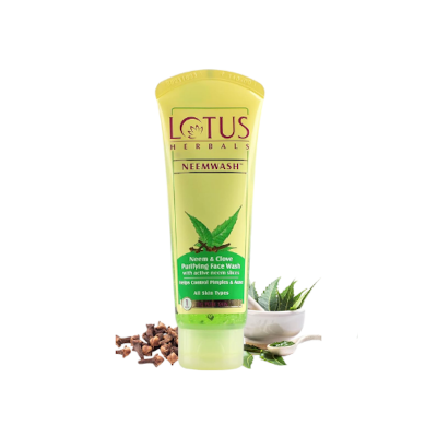 Picture of Lotus Neem & Clove Purifying  Neem Face Wash - 120Gm