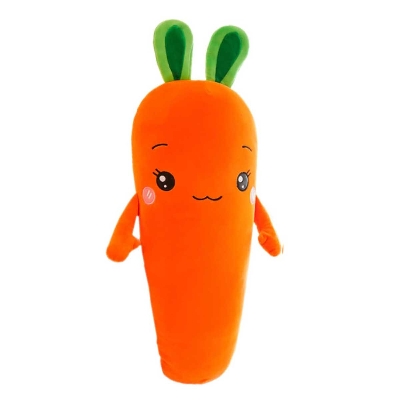 Picture of Soft Baby pillow -Carrot-Shaped long Pillow for Babies – Perfect Side Support, Soft & Comfortable Baby Pillow Toy for Safe Sleep | Cute Carrot-Shaped Baby Pillow – Neck and Bolster Support for Side Sleeping, Perfect Gift for Newborns and Toddlers