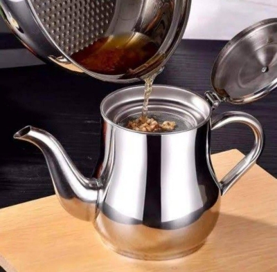 Picture of Stainless Steel Household Tea Kettle with Built-in Oil Filter