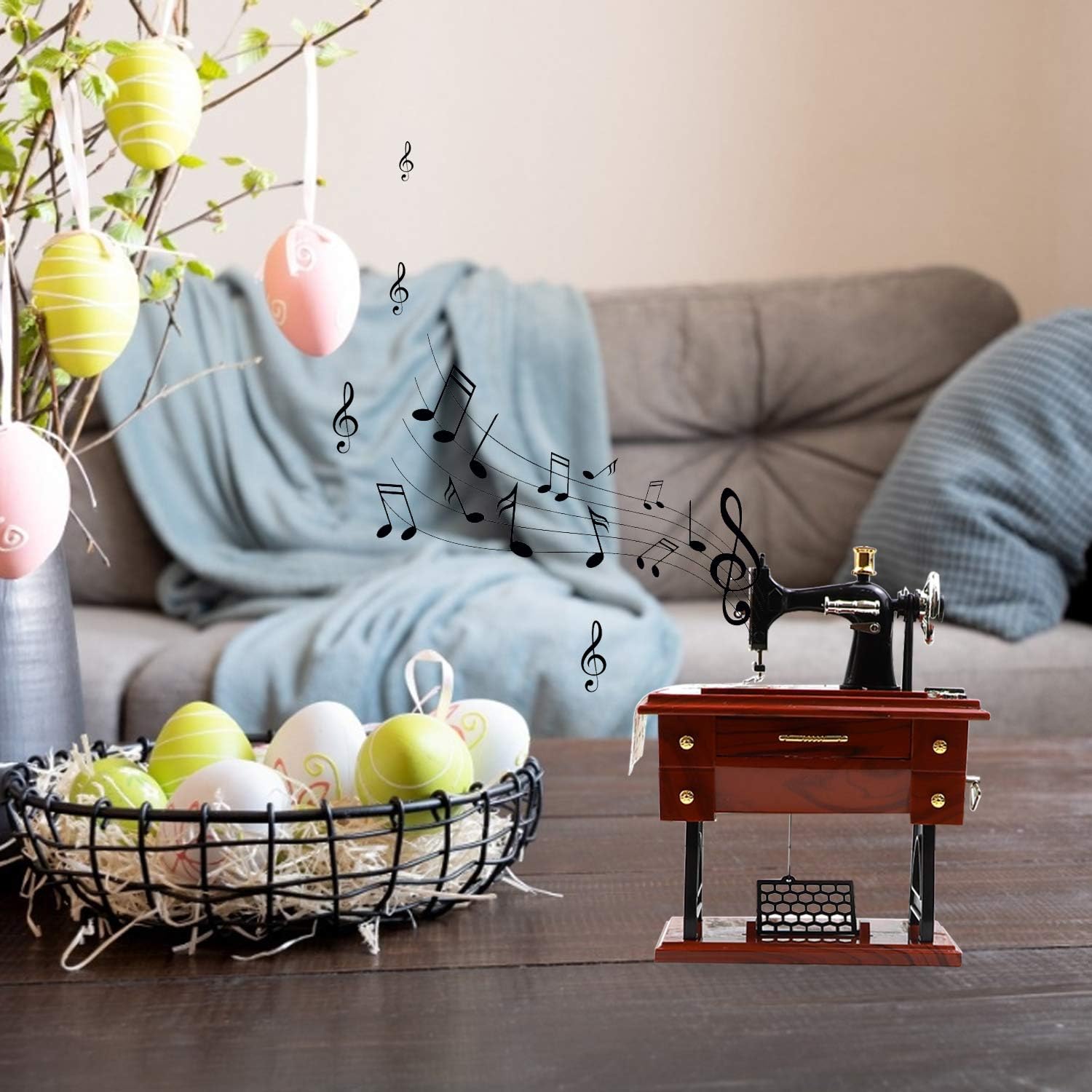 Picture of Musicial sewing machine for gift | Low price gift item for girl friend | Perfect Gift Item | Ideal for Tailoring, DIY, and Home Use | Compact & Durable Design | Great Gift for Mothers, Designers & Beginners | Buy Best Sewing Machine Onlie