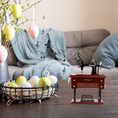 Picture of Musicial sewing machine for gift | Low price gift item for girl friend | Perfect Gift Item | Ideal for Tailoring, DIY, and Home Use | Compact & Durable Design | Great Gift for Mothers, Designers & Beginners | Buy Best Sewing Machine Onlie
