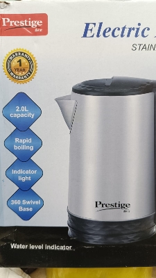 Picture of Prestige Electric Kettle 2.0 Litre | Fast Boiling Stainless Steel Kettle | Auto Shut-Off | Durable & Safe Electric Water Boiler | Ideal for Home, Office & Kitchen Use | Best Price on Daraz