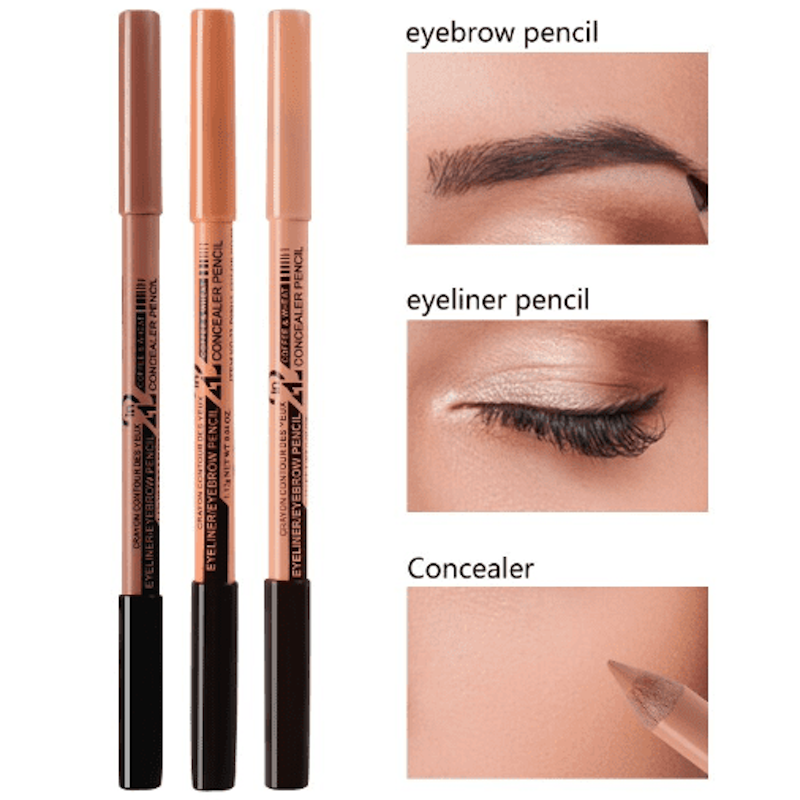 Picture of ME NOW M.N  COFFFE & WHEAT EYELINER EYBROW CONCEALER PENCIL