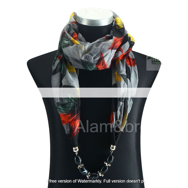 Picture of HIJAB WITH NECKLACE FOR WOMEN