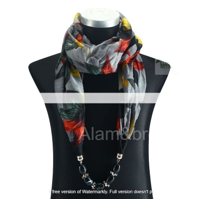 Picture of HIJAB WITH NECKLACE FOR WOMEN