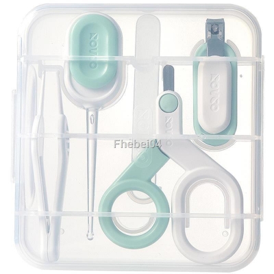 Picture of Rikang 5Pcs/Set Baby Nail Clipper Baby Care Kit with Box