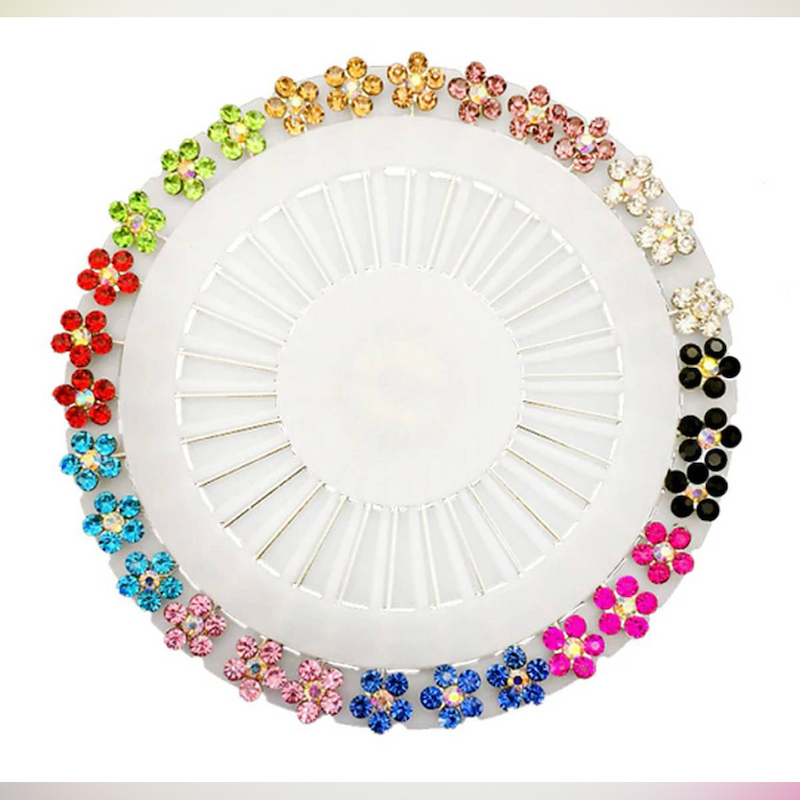 Picture of HIJAB PIN FOR WOMEN (MULTI-COLOUR)  - 10PCS