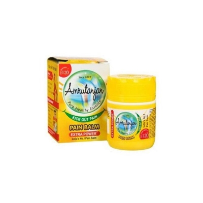 Picture of AMRUTANJAN PAIN BALM KICK OUT PAIN (YELLOW) (INDIAN) - 7.2ML