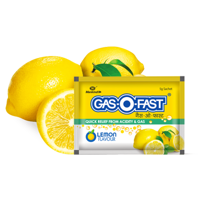 Picture of Gas O Fast (Lemon Flavour (Indian) - 5gm 5Pcs Pack