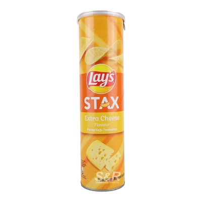 Picture of LAYS STAX EXTRA CHEESE (MALAYSIA) - 135GM