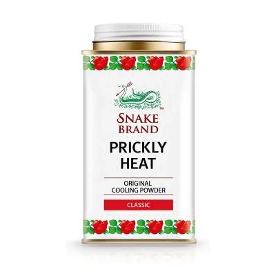 Picture of Snake Brand Prickly Heat Everyday Use Anti-Chafing Heat Rash Relief Cooling Powder (Thailand) - 140g