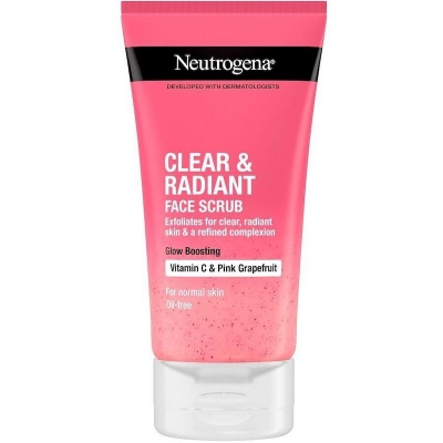 Picture of Neutrogena Clear & Radiant Face Scrub Daily Exfoliator Face Wash -150Ml
