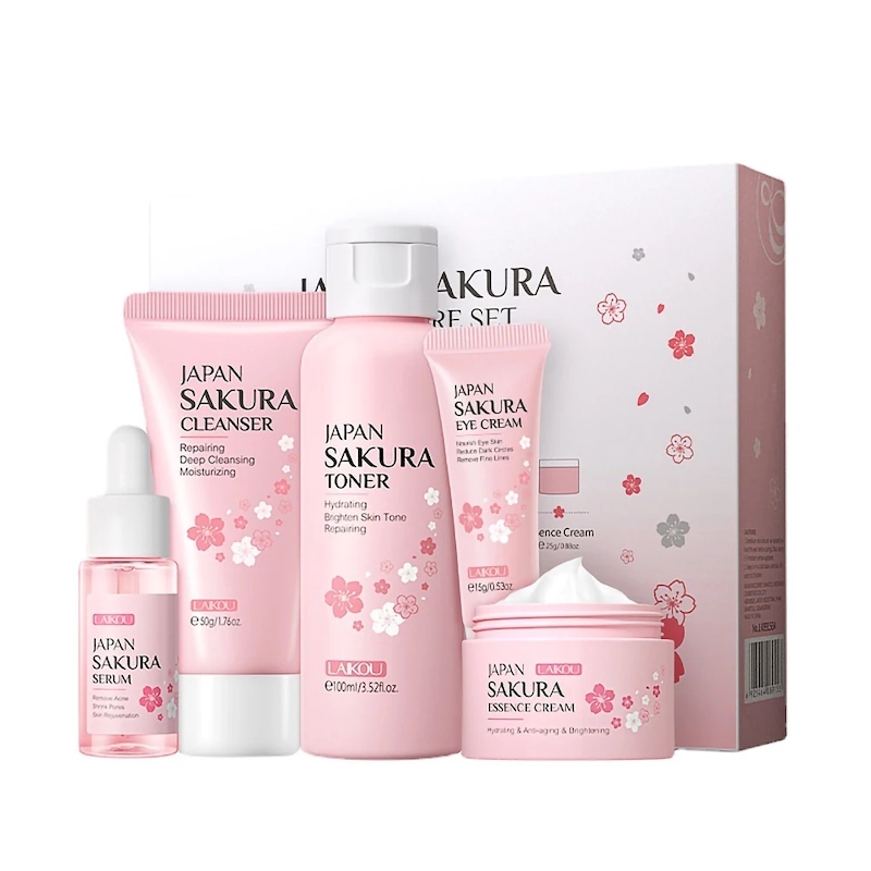Picture of Laikou Japan Sakura Skincare face pack Set - 207 gm