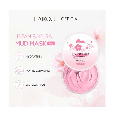 Picture of Laikou Japan Sakura Mud Mask  - 90gm