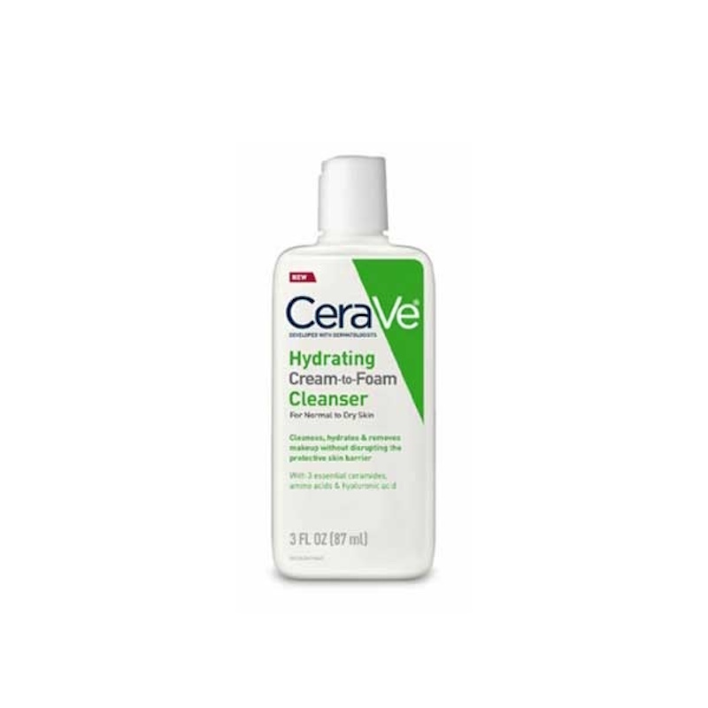 Picture of CERAVE HYDRATING CREAM TO FOAM CLEANSER (USA) - 87ML