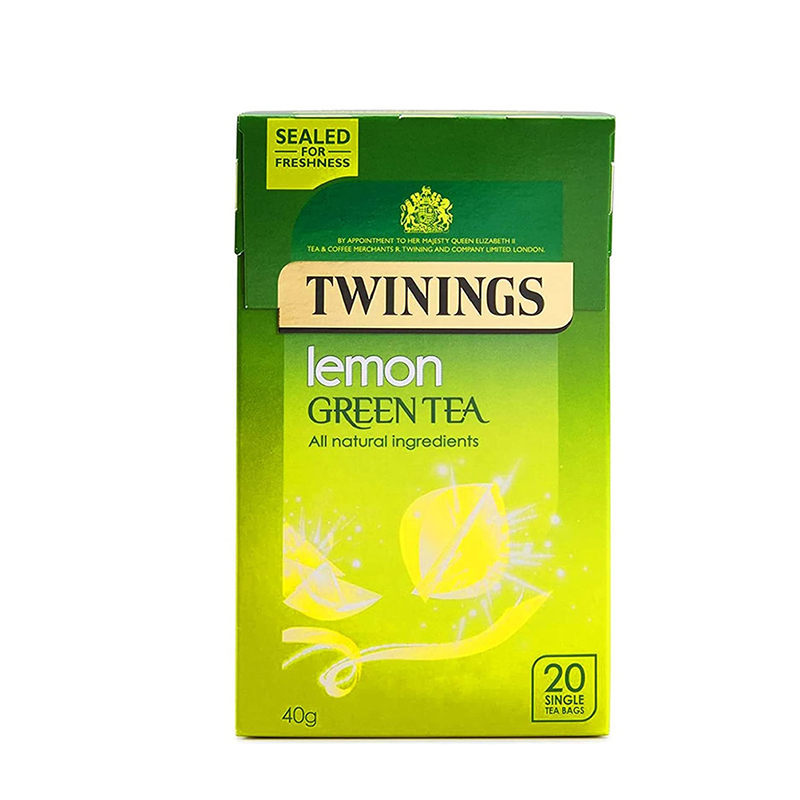 Picture of TWININGS LEMON GREEN TEA - 40 TEA BAGS