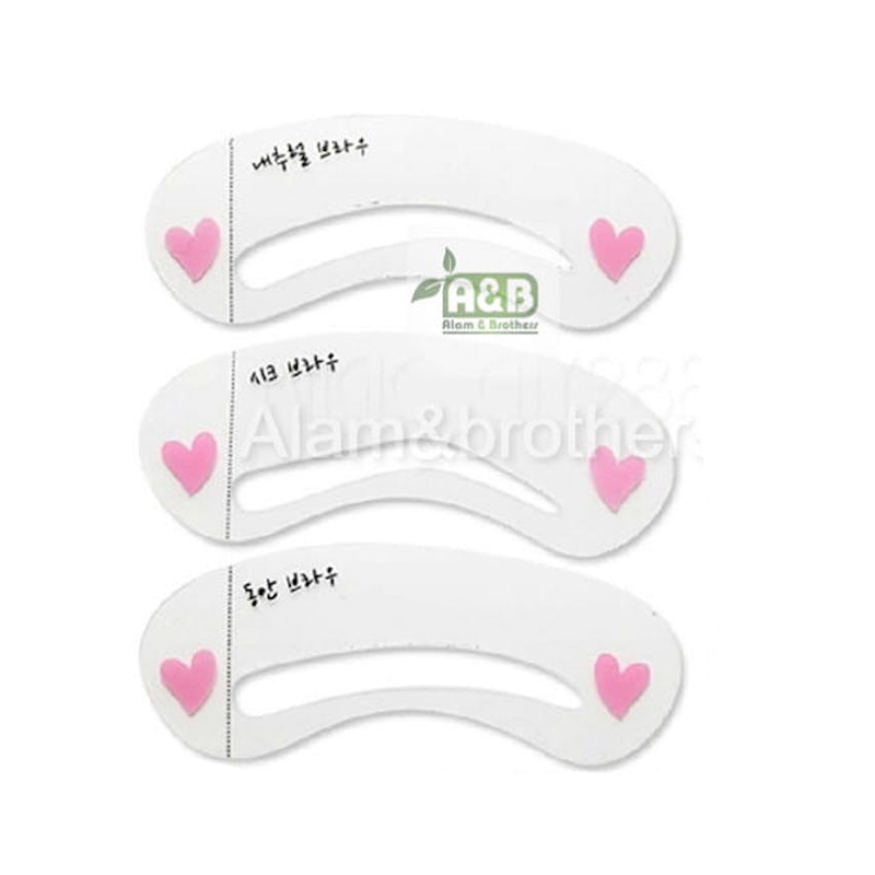 Picture of Mini Brow Class Drawing Guide 3 Different Shape 1set