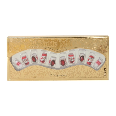 Picture of Noble Nail Women 3D Nails With Glue Artificial False Nail - 24 Pcs/Set