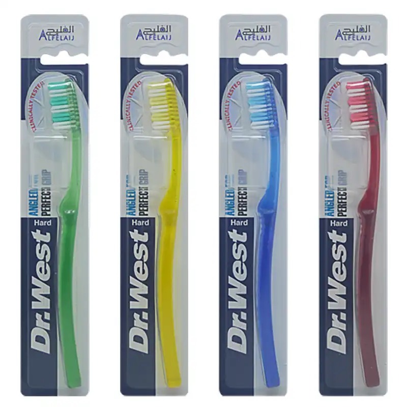 Picture of DR.WEST ANGLED FOR PERFECT GRIP TOOTH BRUSH (MADE OMAN) 1PCS