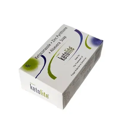 Picture of KETO LITE KETOCONAZOLE ZINC PYRITHIONE ALOEVERA SOAP (INDIAN)