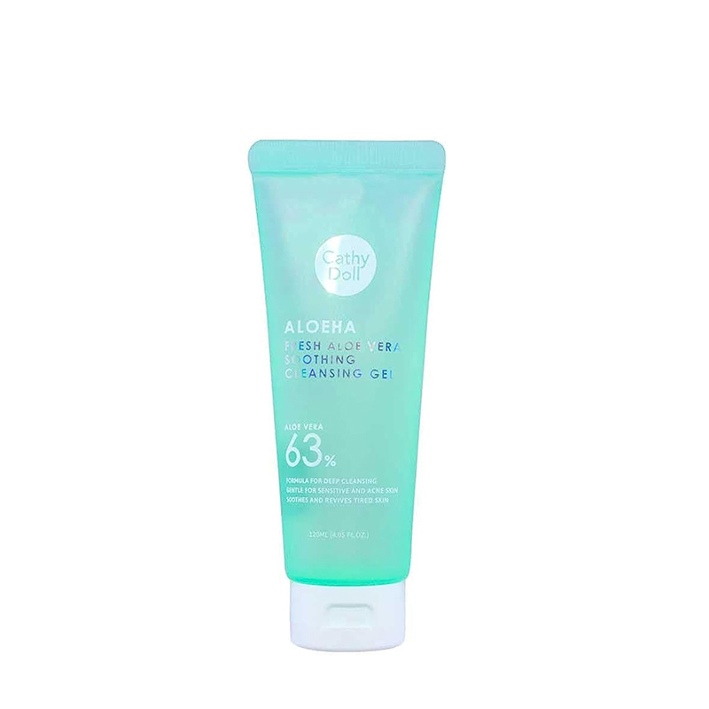 Picture of CATHY DOLL ALOEHA FRESH  ALOE VERA SOOTHING CLEANSING GEL - 120ML