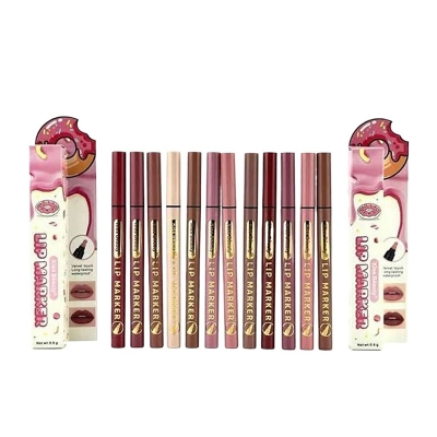 Picture of Lip Marker Beauty Kiss Lip Marker Long-Lasting Moisturizing Lipstick Nourishing Colorful Makeup Tool