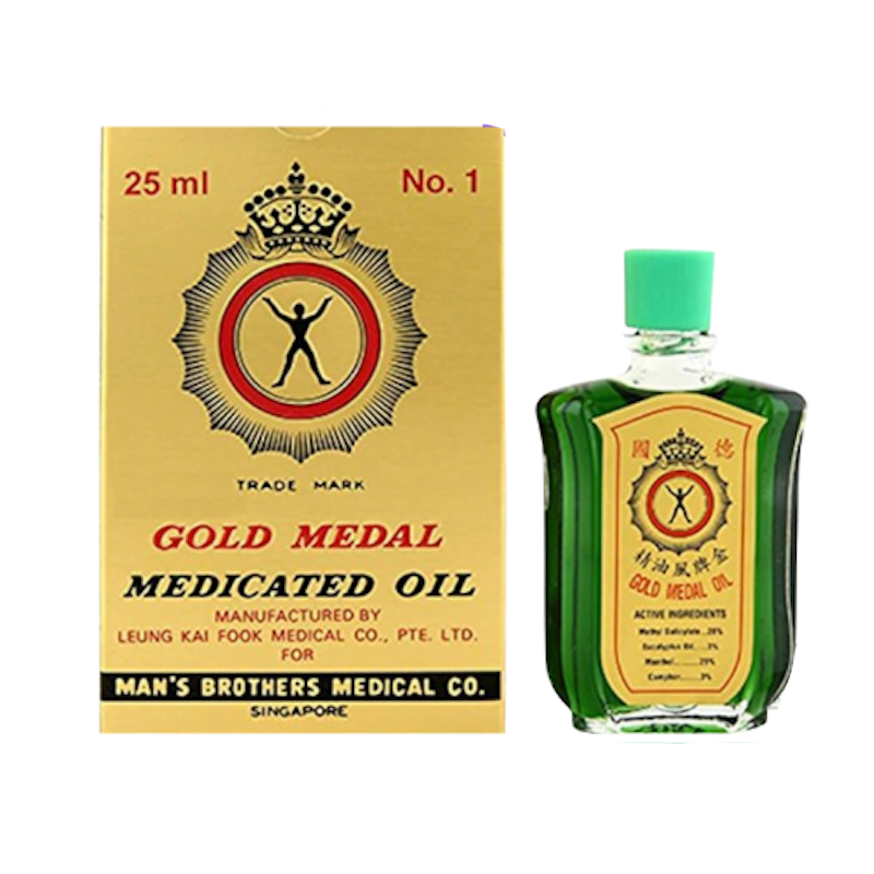 Picture of GOLD MEDAL MEDICATED OIL (Singapore) - 25ML