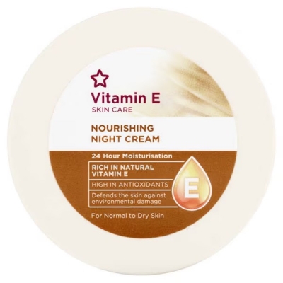 Picture of Superdrug Vitamin E Skin Care Nourishing Night Cream  (UK) -100ml
