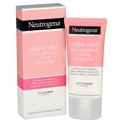 Picture of NEUTROGENA VISIBLY CLEAR PINK GRAPEFRUIT OIL-FREE MOISTURISER  (FRANCE) -  50ML