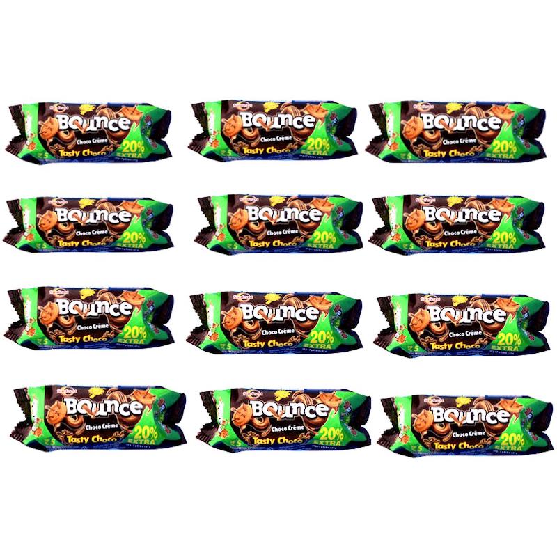 Picture of SUNFEAST BOUNCE CHOCO CREME BISCUTS (INDIAN) - 12PCS PACK