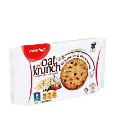 Picture of Munchy’s Oat Krunch Strawberry and Blackcurrant Biscuit - Malaysian - 208gm