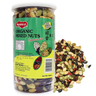 Picture of NUTTOS ORGANIC MIXED NUTS - 400GM