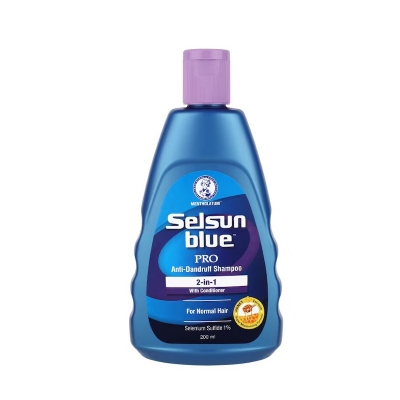 Picture of SELSUN BLUE PRO 2 IN 1 SHAMPOO AND CONDITIONER (USA) -120ML